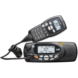 Tait TM9400 P25 series two-way radios with remote control head
