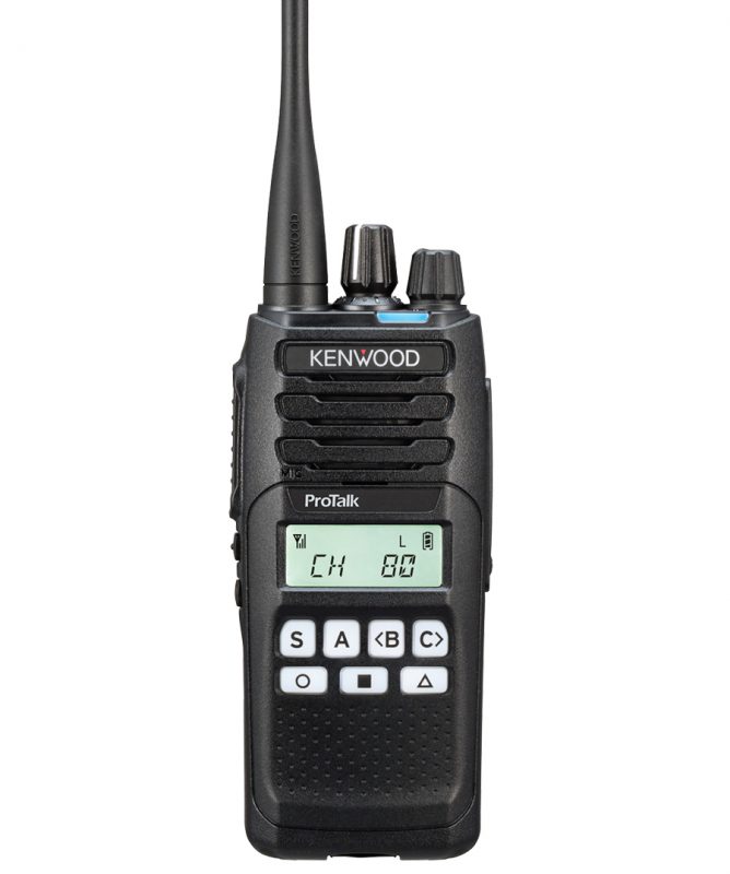 TK-3710X CB UHF Two Way Radios with 7 Key and Display. 80 Channels, 5Watts of Power.