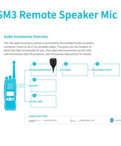 TSM3 Tait Remote Speaker Mic