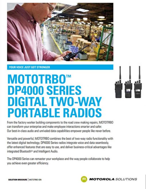 Motorola DP4801e Two-Way-Radios - Instant Voice Communications