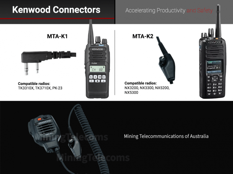Kenwood Remote Speaker Microphone connectors