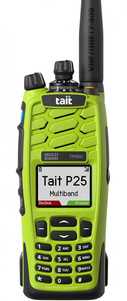 TP9800 P25 Green 16key Portable