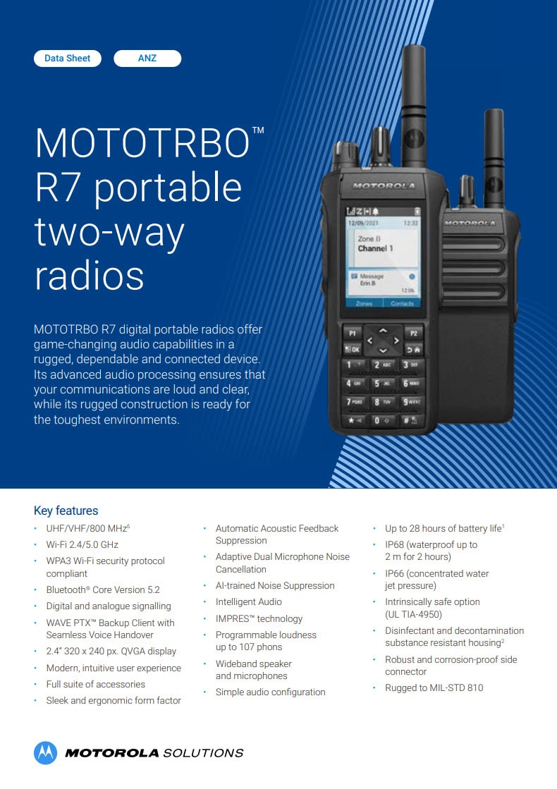 R7 Datasheet