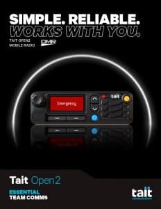 Tait Open2 Mobile Radio