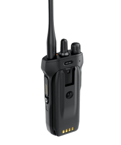 Motorola APX N50 single-band P25 portable two-way radio – rear view