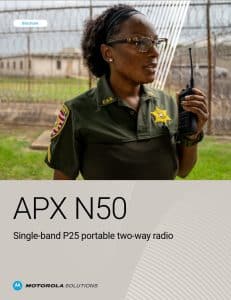 APX N50 Brochure Cover Page Image